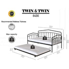 Versatile and Stylish Daybed with Extra Sleeping Option for Comfort