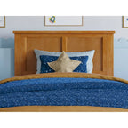 Platform Bed with Matching Footboard and Twin Trundle
