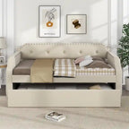 Twin Upholstered Daybed with Trundle