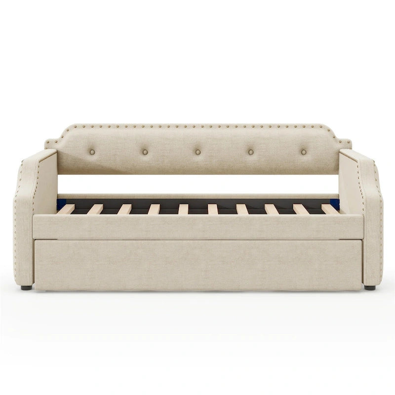 Twin Upholstered Daybed with Trundle