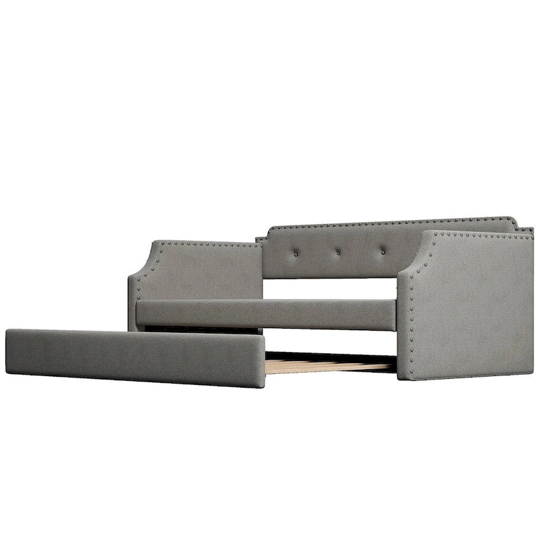 Twin Upholstered Daybed with Trundle